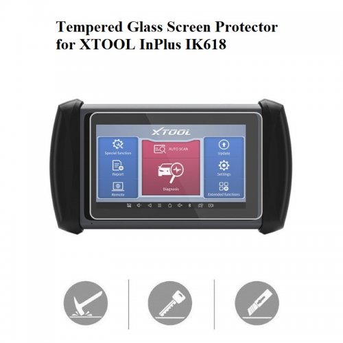 Tempered Glass Screen Protector for XTOOL InPlus IK618 Tablet